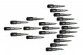 Vms Racing 12x1 5 20pc 112mm Cold Forged Steel Lug Nuts With Gunmetal Extended Bullets In Aluminum For Honda Prelude Wheel