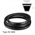 Uxcell B-1626 B64 Drive V-belt Inner Girth 64-inch Industrial Power Rubber Transmission Belt