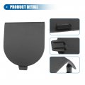 X Autohaux 1pair Front Left And Right Side Seat Belt Anchor Cover For Jeep Liberty 2009-2012 Dodge Black
