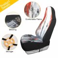 Yettasbin Paris Eiffel Tower Front Car Seat Cover Non-slip Stain Water Resistant Breathable Protector Universal Fits Suv Auto