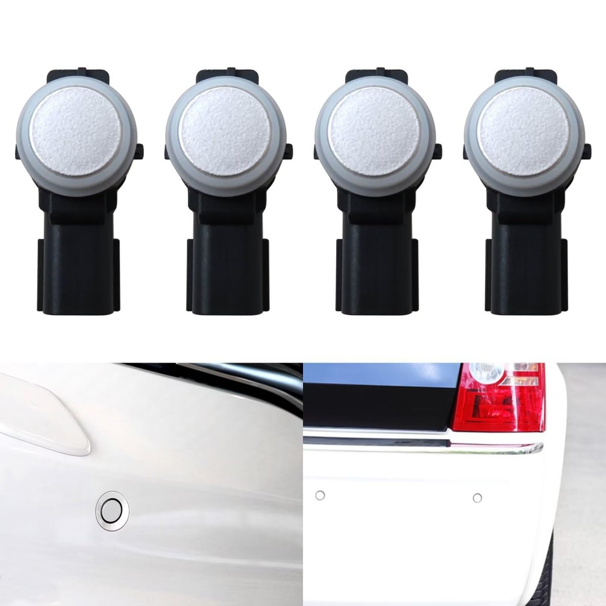 4 Pack Parking Sensors Replaces 23428268 23130107 84078131 84153946 For Chevy Silverado 1500 2500 3500 2014 2017 Gmc Sierra