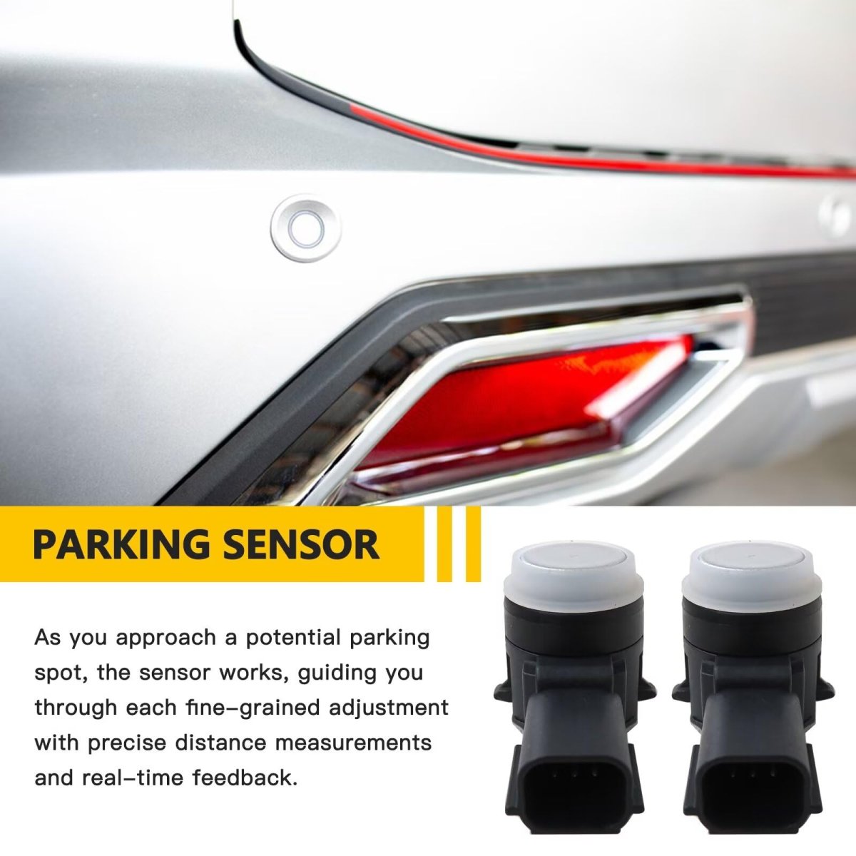 4 Pack Parking Sensors Replaces 23428268 23130107 84078131 84153946 For Chevy Silverado 1500 2500 3500 2014 2017 Gmc Sierra
