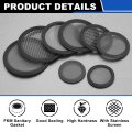 2 Fkm Sanitary Gasket With Stainless Steel Screen 200 Mesh