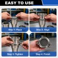 2 Fkm Sanitary Gasket With Stainless Steel Screen 200 Mesh