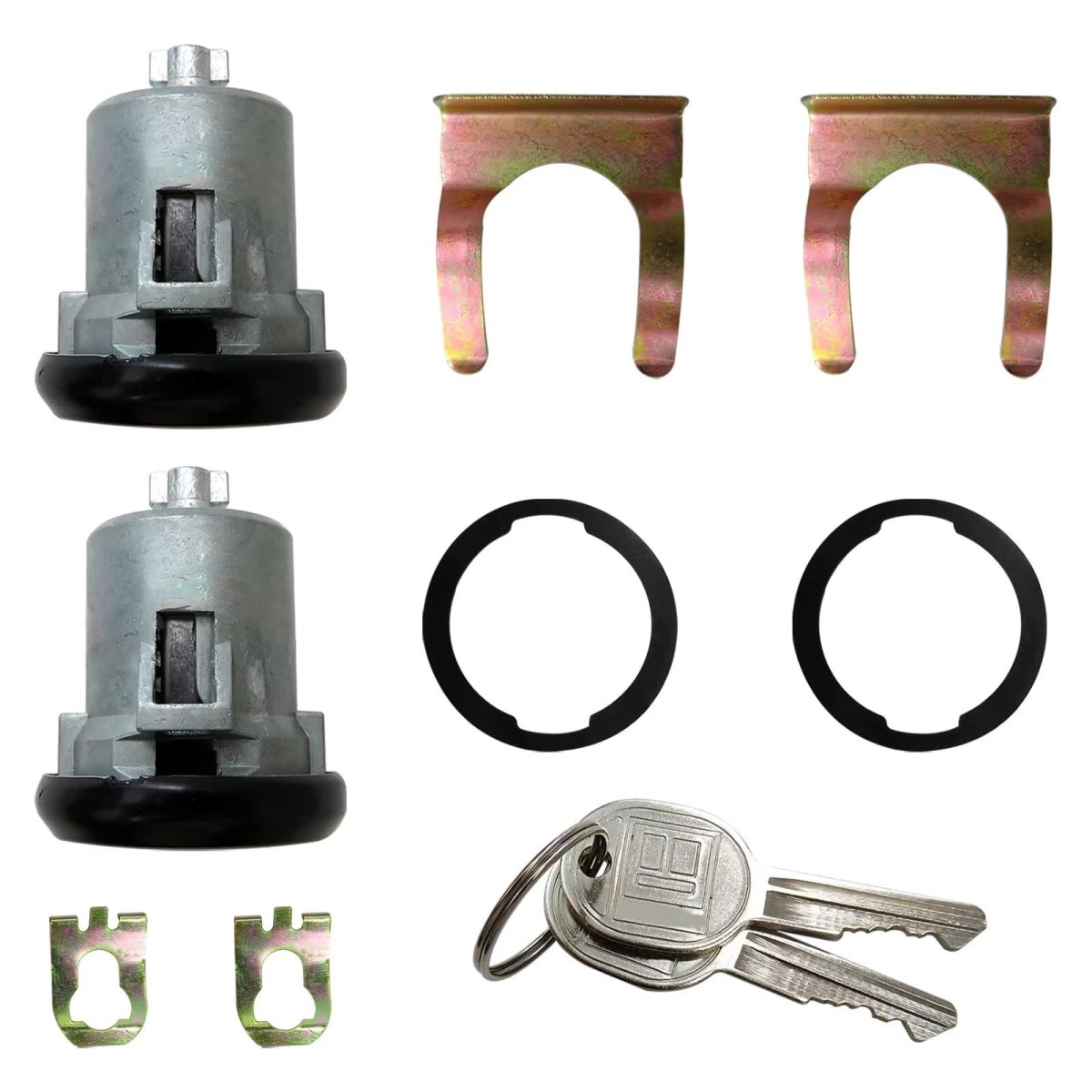 Door Lock Cylinders With 2 Keys For Chevrolet Camaro 1979 To 1992 Dl15252 D571a 2dlk2 Dl7b Replacement Pair Gaskets And