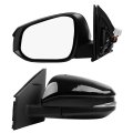 Dasbecan Left Driver Side Door Mirror Assembly For Toyota Rav4 2013 2014 2015 Power Glass Heated With Turn Signal Light 
