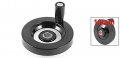 Uxcell Replacement 10mm X 80mm Hand Wheel W Removable Revolving Handle
