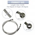 Uxcell 1 Set 8m 5 91ft Motorcycle Hydraulic Brake Or Clutch Line Hose Universal For Dirt Bike Atv Moped Scooter With Screws