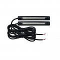 2x 10cm 24led Pvc Strip Universal Motorcycle Bike Amber Led Turn Signal Indicator Blinker Light 12v 
