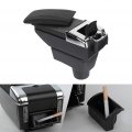 Aintier Car Armrest Console Storage Box Rotatable Center Replacement Fit For 2014-2018 Mitsubishi Mirage
