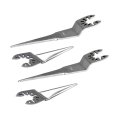 Jitterbug 4 Packs Cold Knife Blades For Window Seal Cutter Windshield Removal Tool 