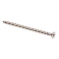 Sheet Metal Screws Self Tapping Flat Head Phillips 10 X 3 In Grade 18 8 Stainless Steel 100 Pack 