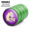 Beetlejuice Animated Series Evil Grin Valve Stem Caps For Tire Rim Wheel Aluminum Green
