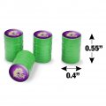 Beetlejuice Animated Series Evil Grin Valve Stem Caps For Tire Rim Wheel Aluminum Green