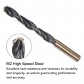 Uxcell 2pcs Jobber Drill Bits 10 5mm 0 413 Black Nitride Gold Titanium Coated M2 High Speed Steel Hss Twist For Stainless