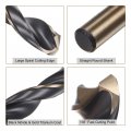 Uxcell 2pcs Jobber Drill Bits 10 5mm 0 413 Black Nitride Gold Titanium Coated M2 High Speed Steel Hss Twist For Stainless