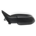 Pearl White Driver Side Left Mirror For Toyota Highlander 2017 2018 2019 Replaces 879400e272 879450e040a0 