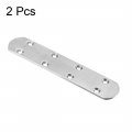 Uxcell Repair Plate 170mmx38mm Flat Fixing Mending Corner Brace Bracket Connector Pack Of 2