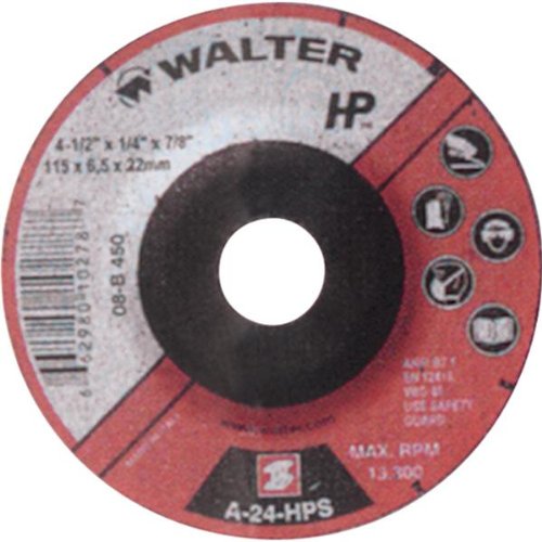 Walter 08b501 5x1 4x5 8-11 High Perform Spin-on Grinding Wheel Type 2