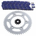 Fits Honda Cr125r 125 R Blue Chain And Sprocket 12 51 114l