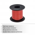 Uxcell Silicone Wire 14awg 14 Gauge Flexible Tinned Copper Electrical Red 2m 6 5ft For Car Audio Automotive Wiring Pv Trailer