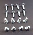 16 Each 1976-2006 Jeep Cj Yj Tj Wrangler Windshield Hinge Torx Bolts