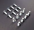 16 Each 1976-2006 Jeep Cj Yj Tj Wrangler Windshield Hinge Torx Bolts