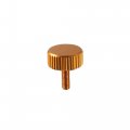 Uxcell Computer Pc Case M2 5x8mm Aluminum Knurled Head Thumb Screws Gold Tone 4pcs