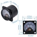 Baomain Analog Dial Panel Meter Voltmeter Gauge So-45 Ac 0-150v Round Black
