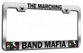 The Marching Band Mafia Italian Italy Chrome Metal License Plate Frame Tag Holder X17 