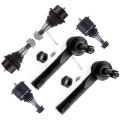 6pc Set Front Suspension Kit Fit For Cadillac Escalade Chevy Avalanche 1500 Silverado Suburban Tahoe Gmc Sierra Yukon Outer Tie 