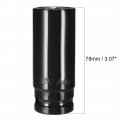 Uxcell 1 2 Drive By 22mm Deep Impact Socket Heat-treated Cr-v Steel 6-point Metric Sizes