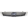 Ford Focus Grille Assembly 2005 2006 2007 Chrome Shell With Painted Black Insert Plastic Fo1200430 5s4z8200aaa 