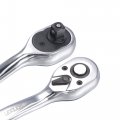 Uxcell 1 2 Drive Ratchet Socket Wrench 72 Tooth Quick Release Reversible Offset Handle