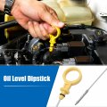 X Autohaux Engine Oil Level Indicator Dipstick For Chevrolet Silverado 2500 Hd 2001-2006 Classic 2007 Yellow