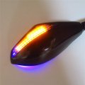 Smt- Blue Led Turn Signal Mirror Smoke Compatible With Cbr900 Hayabusa Katana R6 R1 B07mdyjrly