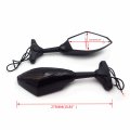 Smt- Blue Led Turn Signal Mirror Smoke Compatible With Cbr900 Hayabusa Katana R6 R1 B07mdyjrly