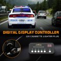 Xridonsen 2x 17 Inch Blue Emergency Lights Bar 40 Led Dash Strobe Interior Front Rear Windshield Safety Flashing Warning Hazard