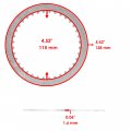 Caltric Clutch Friction Drive Plates And Driven Compatible With Suzuki Dr250se 1992-1998