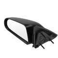 Ocpty Black Left Side Mirror Fit For 2006-2009 Mitsubishi Raider Textured Glass Manual Non-folding
