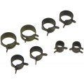 Quick Connector Hose Clamp Assortment Steel Spring Mechanism 8 Pieces 3 In 1 2 9 16 5 Gray Alx-pau-mm-13400-cl360a50 