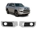 Hecasa Pair Fog Light Bezel For 2014-2023 Toyota 4runner Limited Replacement To1038180 To1039180 5270335010 5270235010 Lamp 