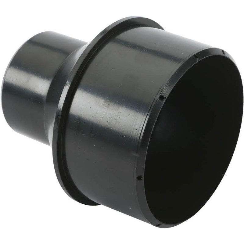 W1044 4 In To 2 5 Reducer Black Plastic Dust Collection Adapter For Shop Vacuum Hose