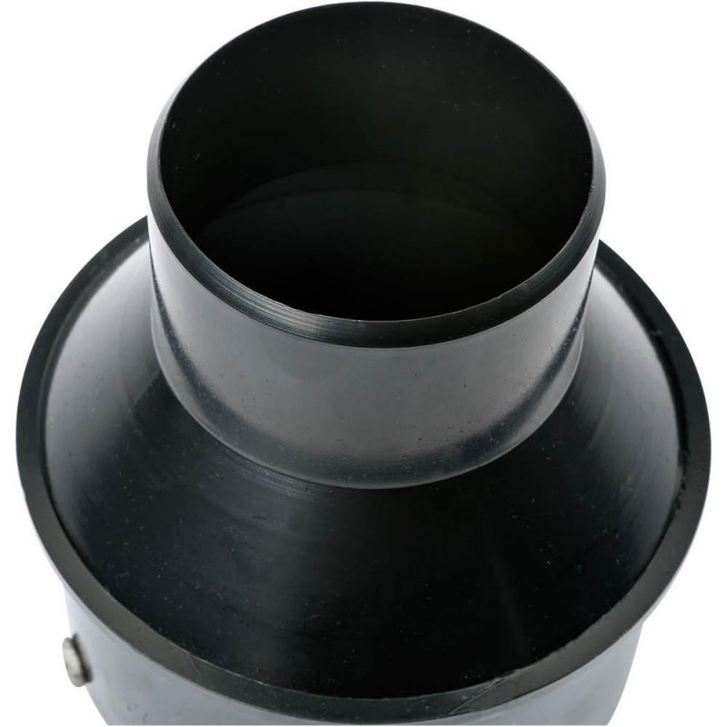 W1044 4 In To 2 5 Reducer Black Plastic Dust Collection Adapter For Shop Vacuum Hose