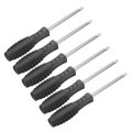 6pcs Mini Slotted Screwdriver 5 0mm 145mm Length Micro Precision Flat Head Screw Driver With Non-slip Handle For Watch 