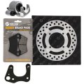 Niche Front Right Brake Rotor Caliper Pad Kit For Polaris Ranger 500 70 800 Midsize