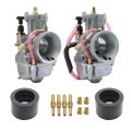 2 Set Carburetor Carb Pwk 28mm For Yamaha Banshee 350 Yfz350 1987-2006