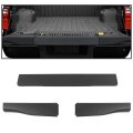 3pcs Top Rear Tailgate Moulding Trim Abs Matte Black For 2008-2016 Ford F-250 F-350 F-450 F-550 Super Duty With Flex Step 6 75