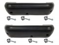 Auto Krafters Compatible Replacement For Black Arm Rest Pads Left Right Pair 1968-77 Bronco 1969-72 F-series 100 250 350 Pickup 
