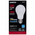 Satco 4 31 Inch 11 5w A19 Led Medium Base Replacement Lamp-5000 Color Temperature-frosted Finish